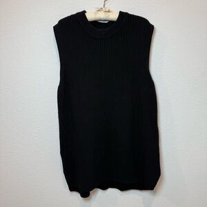 H&M Women's Black Sweater Crewneck Dress